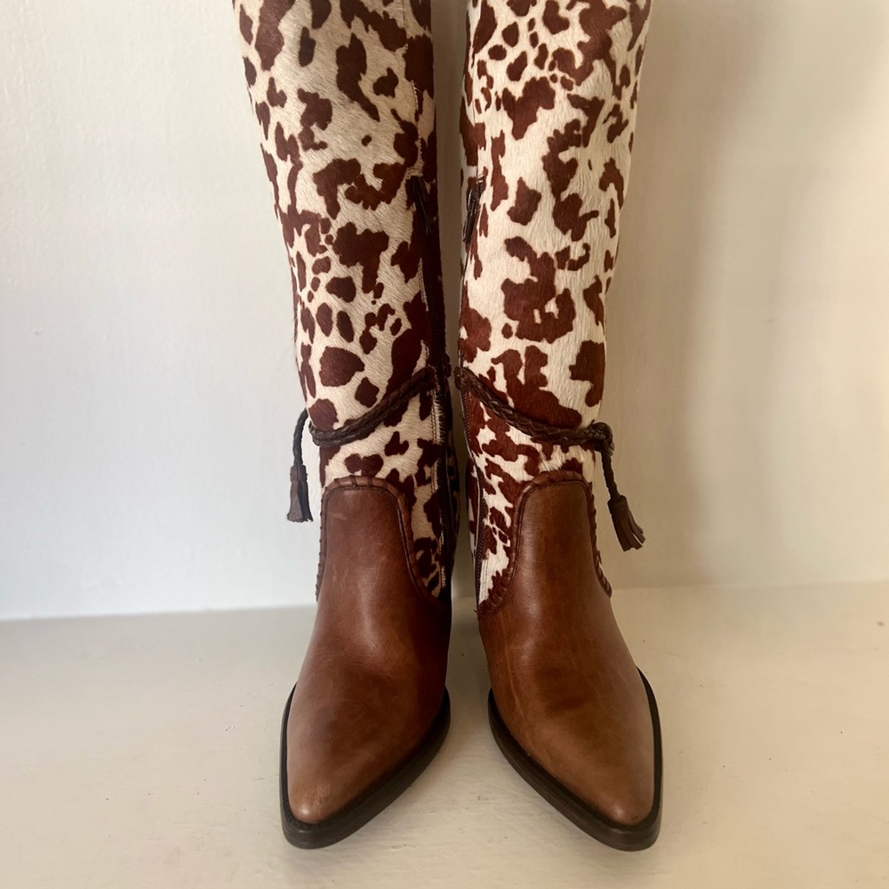 Leather boots size US-6 “Gianni Binni”